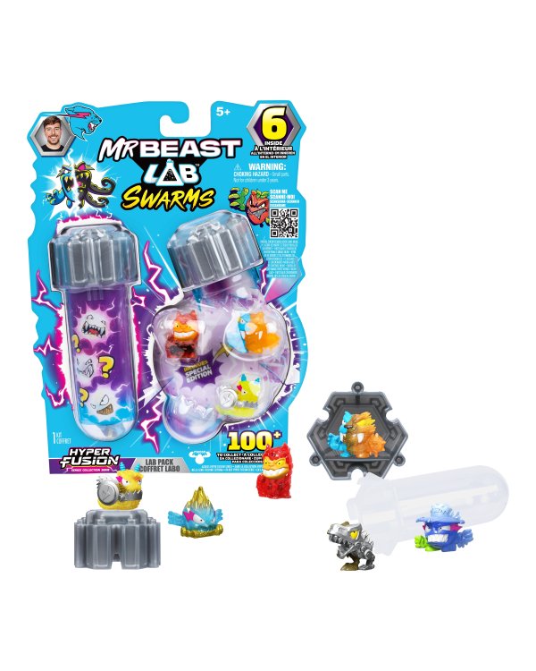 MRBEAST LAB фигурки Swarms, 6шт
