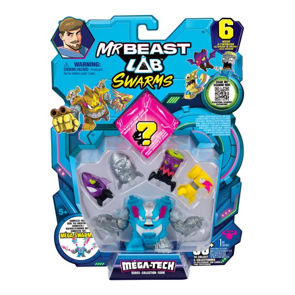 Обложка книги «MRBEAST LAB фигурки Swarms, 6шт»