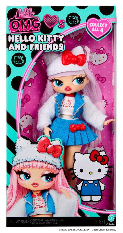 Обложка книги «L.O.L. Surprise Hello Kitty OMG кукла»
