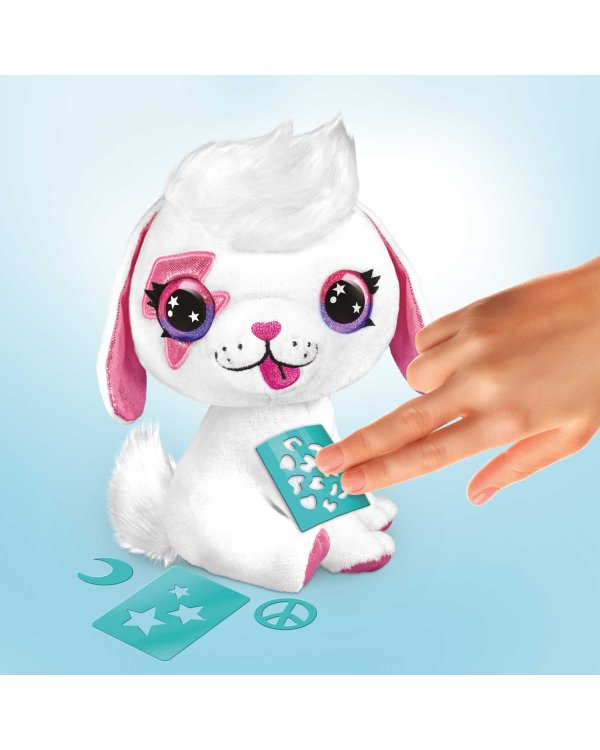 AIRBRUSH PLUSH игровой набор мягкая игрушка с аэрографом Щенок, 26 см