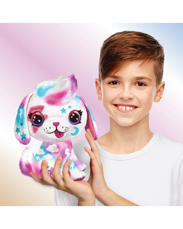 AIRBRUSH PLUSH игровой набор мягкая игрушка с аэрографом Щенок, 26 см