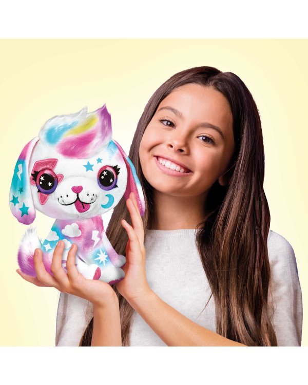 AIRBRUSH PLUSH игровой набор мягкая игрушка с аэрографом Щенок, 26 см