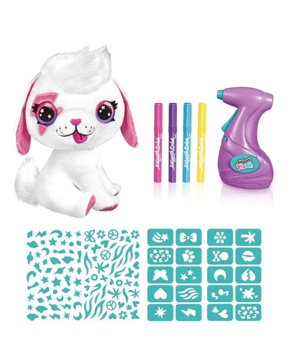 AIRBRUSH PLUSH игровой набор мягкая игрушка с аэрографом Щенок, 26 см