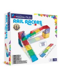 MAGNA-TILES магнитный конструктор Рельсовое ралли, 33 деталей