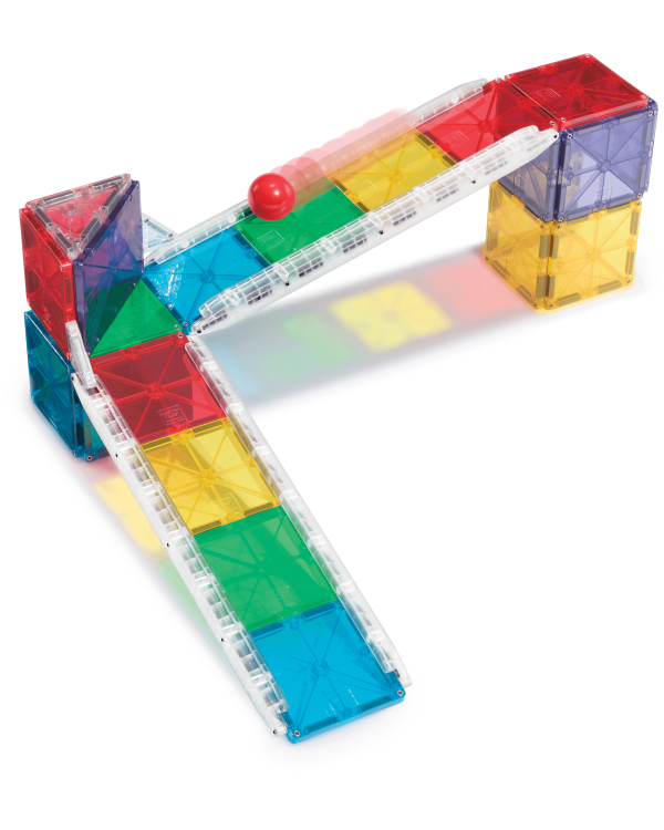 MAGNA-TILES магнитный конструктор Рельсовое ралли, 33 деталей