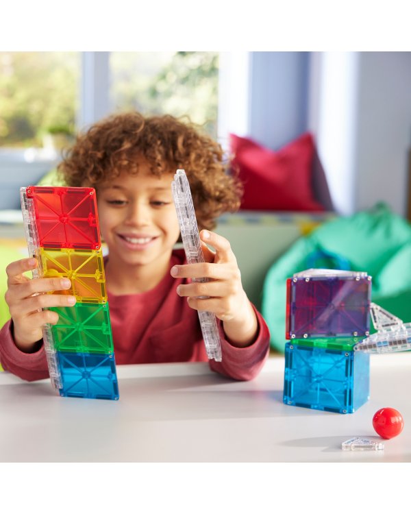 MAGNA-TILES магнитный конструктор Рельсовое ралли, 33 деталей