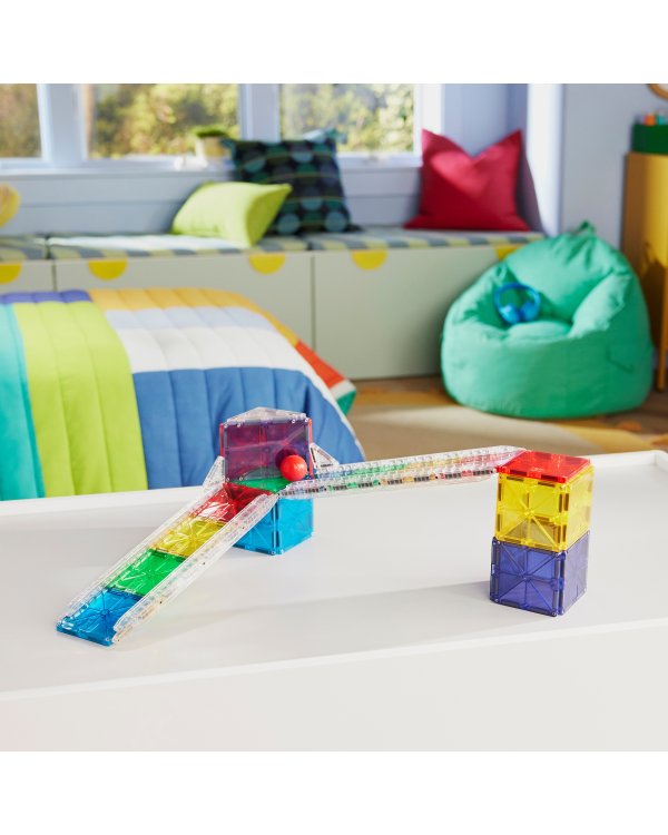 MAGNA-TILES магнитный конструктор Рельсовое ралли, 33 деталей