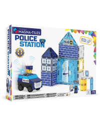 MAGNA-TILES магнитный конструктор Полицейский участок, 35 деталей