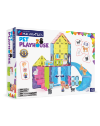 MAGNA-TILES магнитный конструктор Игровой домик для питомцев, 50 деталей