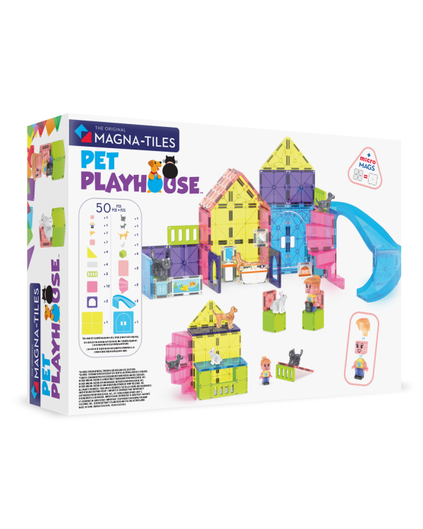 Дополнительное изображение книги «MAGNA-TILES магнитный конструктор Игровой домик для питомцев, 50 деталей»