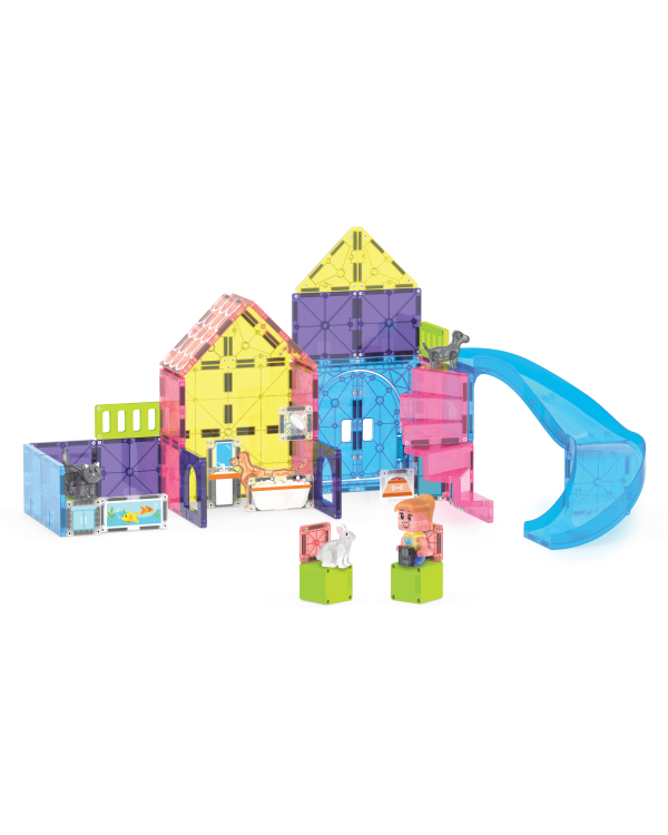 Дополнительное изображение книги «MAGNA-TILES магнитный конструктор Игровой домик для питомцев, 50 деталей»