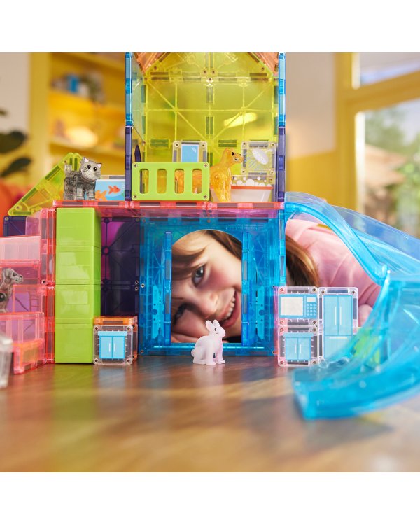 Дополнительное изображение книги «MAGNA-TILES магнитный конструктор Игровой домик для питомцев, 50 деталей»