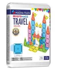 MAGNA-TILES магнитный конструктор Набор для путешествий Deluxe, 55 деталей