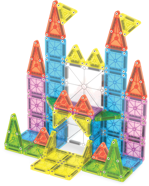 MAGNA-TILES магнитный конструктор Набор для путешествий Deluxe, 55 деталей