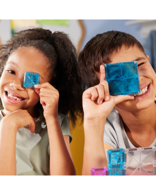MAGNA-TILES магнитный конструктор Набор для путешествий Deluxe, 55 деталей