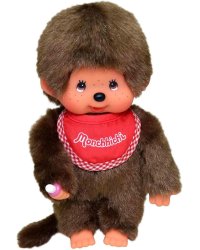 MONCHHICHI Мягкая игрушка Мальчик, красный, 20 см
