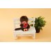 MONCHHICHI Мягкая игрушка Мальчик, красный, 20 см