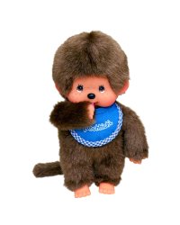 MONCHHICHI Мягкая игрушка, мальчик, синий, 20 см