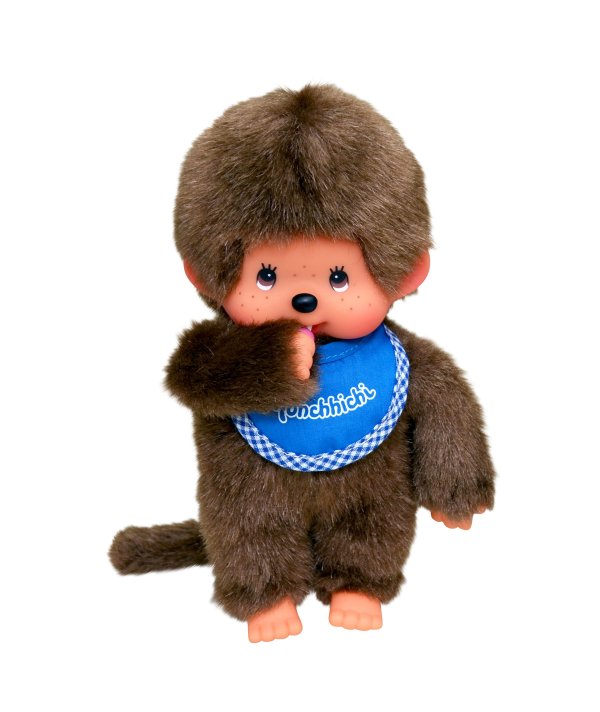 MONCHHICHI Мягкая игрушка, мальчик, синий, 20 см
