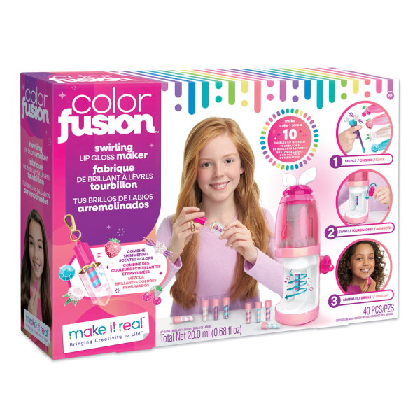 Обложка книги «MAKE IT REAL Color Fusion: Комплект для создания блеска для губ»