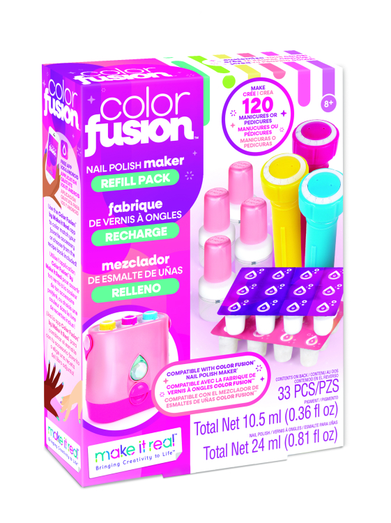 Обложка книги «MAKE IT REAL дополнительный комплект лаков для ногтей Colour Fusion»