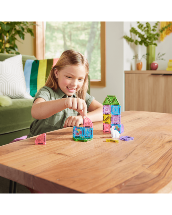 MAGNA-TILES Набор Микромагс компакт "Spring Garden", 24 деталей