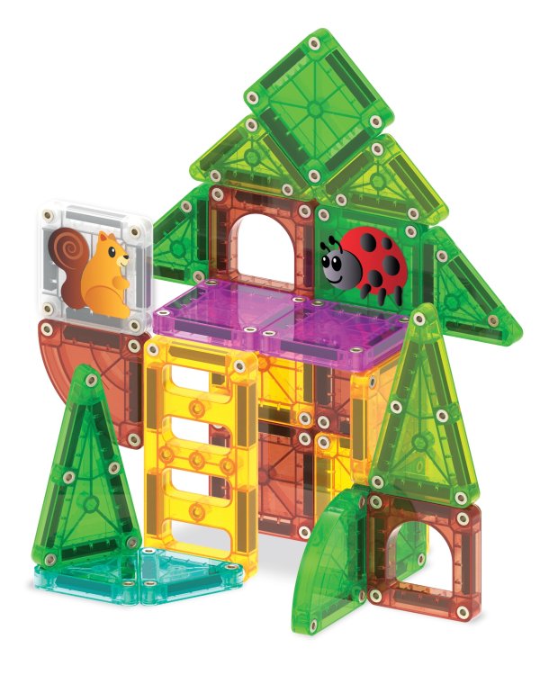 MAGNA-TILES Набор Микромагс компакт "Treehouse", 24 деталей