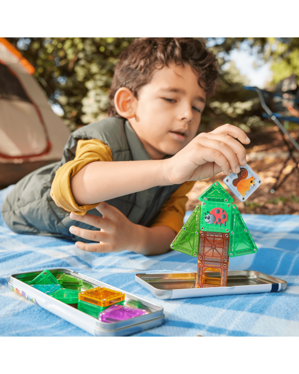 MAGNA-TILES Набор Микромагс компакт "Treehouse", 24 деталей