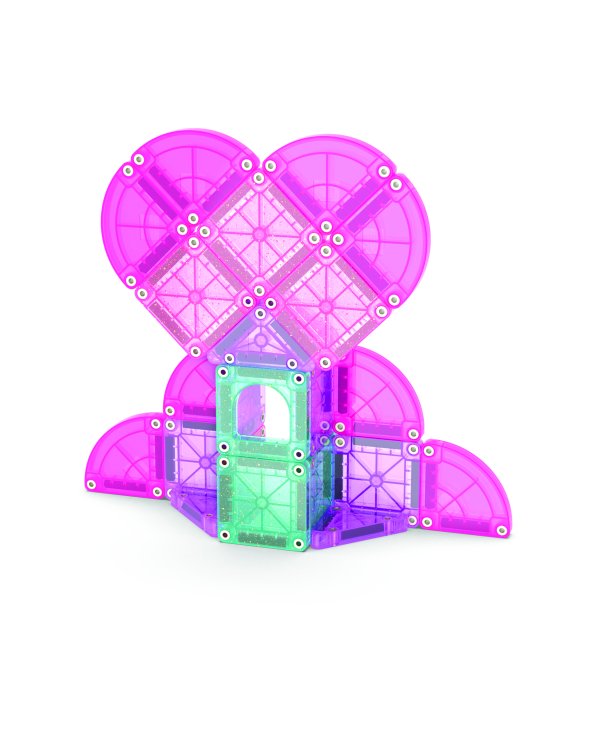 MAGNA-TILES Набор Микромагс компакт "Heart to Heart", 26 деталей