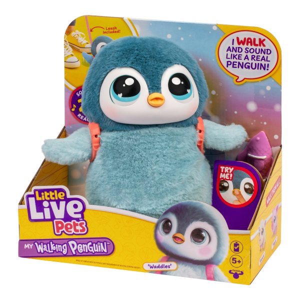 Обложка книги «LITTLE LIVE PETS интерактивная мягкая игрушка Пингвин»