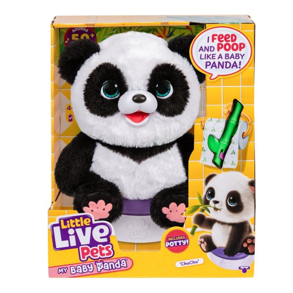 LITTLE LIVE PETS интерактивная мягкая игрушка My Baby Panda, 25 см