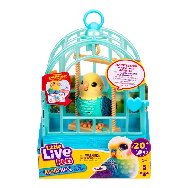 LITTLE LIVE PETS Интерактивная игрушка Птица в клетке