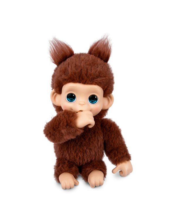 LITTLE LIVE PETS Интерактивная мягкая игрушка Обезьяна Мини, 19 см
