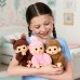 LITTLE LIVE PETS Интерактивная мягкая игрушка Обезьяна Мини, 19 см