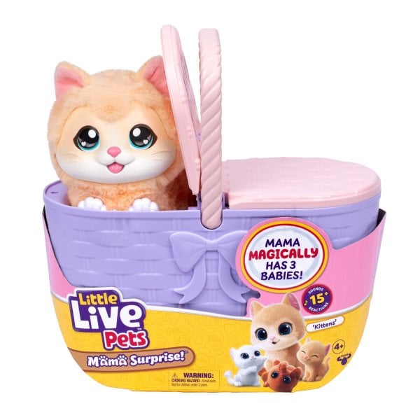 Обложка книги «LITTLE LIVE PETS игровой набор Mama Surprise Kitty»