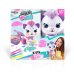 AIRBRUSH PLUSH игровой набор мягкая игрушка с аэрографом Котенок 25, см