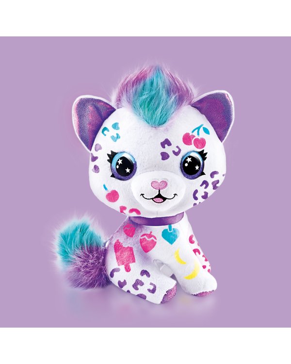 AIRBRUSH PLUSH игровой набор мягкая игрушка с аэрографом Котенок 25, см