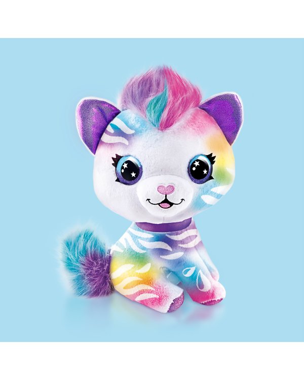 AIRBRUSH PLUSH игровой набор мягкая игрушка с аэрографом Котенок 25, см