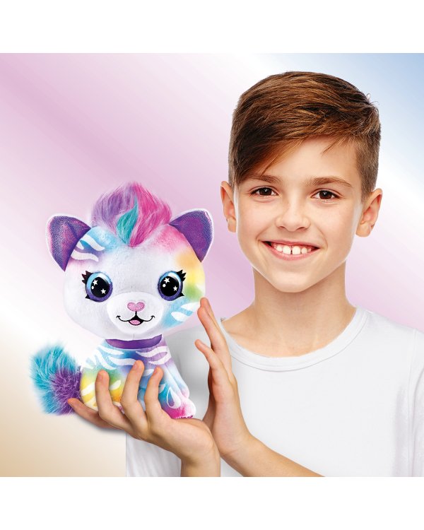 AIRBRUSH PLUSH игровой набор мягкая игрушка с аэрографом Котенок 25, см