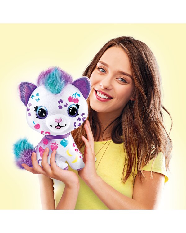 AIRBRUSH PLUSH игровой набор мягкая игрушка с аэрографом Котенок 25, см