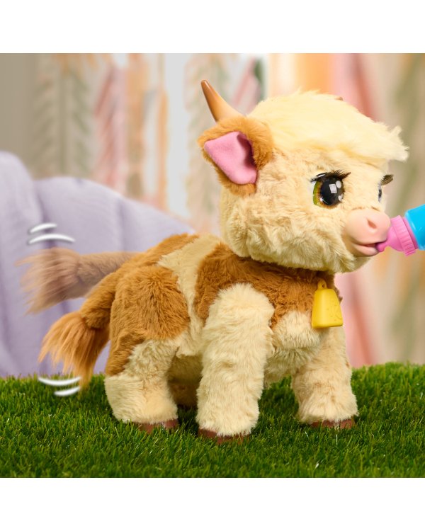 FURREAL интерактивная игрушка Maggie the Feed & Follow Cow