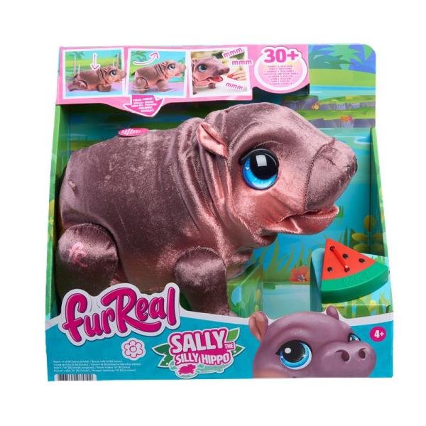 FURREAL Wag-a-Lots интерактивная мягкая игрушка - Sally the Silly Hippo