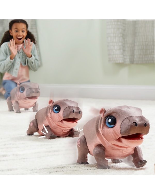 FURREAL Wag-a-Lots интерактивная мягкая игрушка - Sally the Silly Hippo