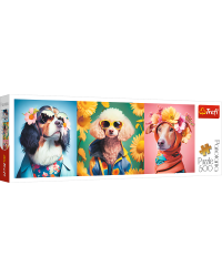 TREFL Пазл панорама Собаки, 500 шт.