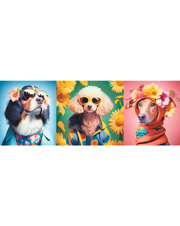 TREFL Пазл панорама Собаки, 500 шт.