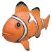 Растягивающаяся игрушка, рыба-клоун
