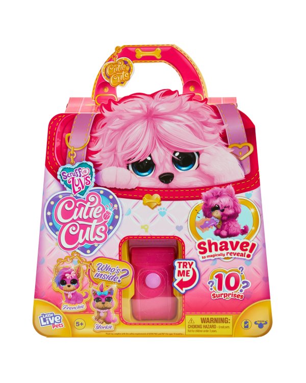 SCRUFF-A-LUVS игровой комплект Cutie Cuts Pets Salon, розовый
