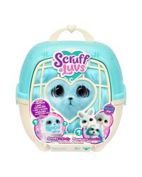 SCRUFF-A-LUVS мягкий домашний любимец, голубой, 19 см