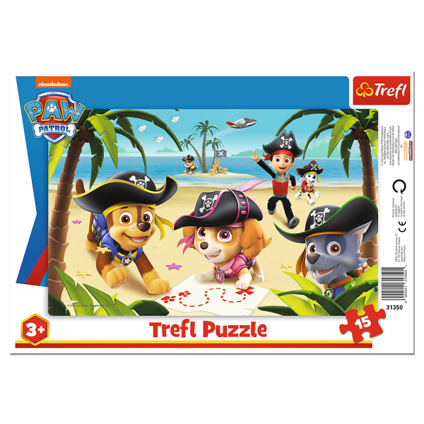 TREFL PAW PATROL Пазл в рамке Щенячий патруль, 15 шт. TREFL PAW PATROL Пазл в рамке Щенячий патруль, 15 шт.