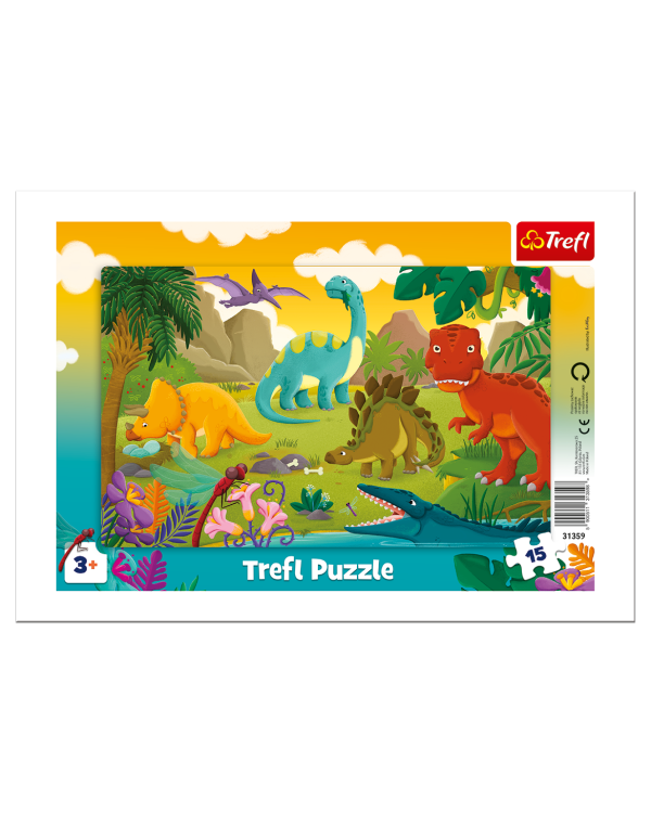 TREFL Комплект пазлов 4в1 Динозавры